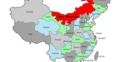 Bản đồ của khu Mông cổ