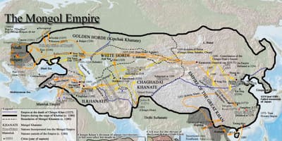 Mông cổ lịch sử bản đồ